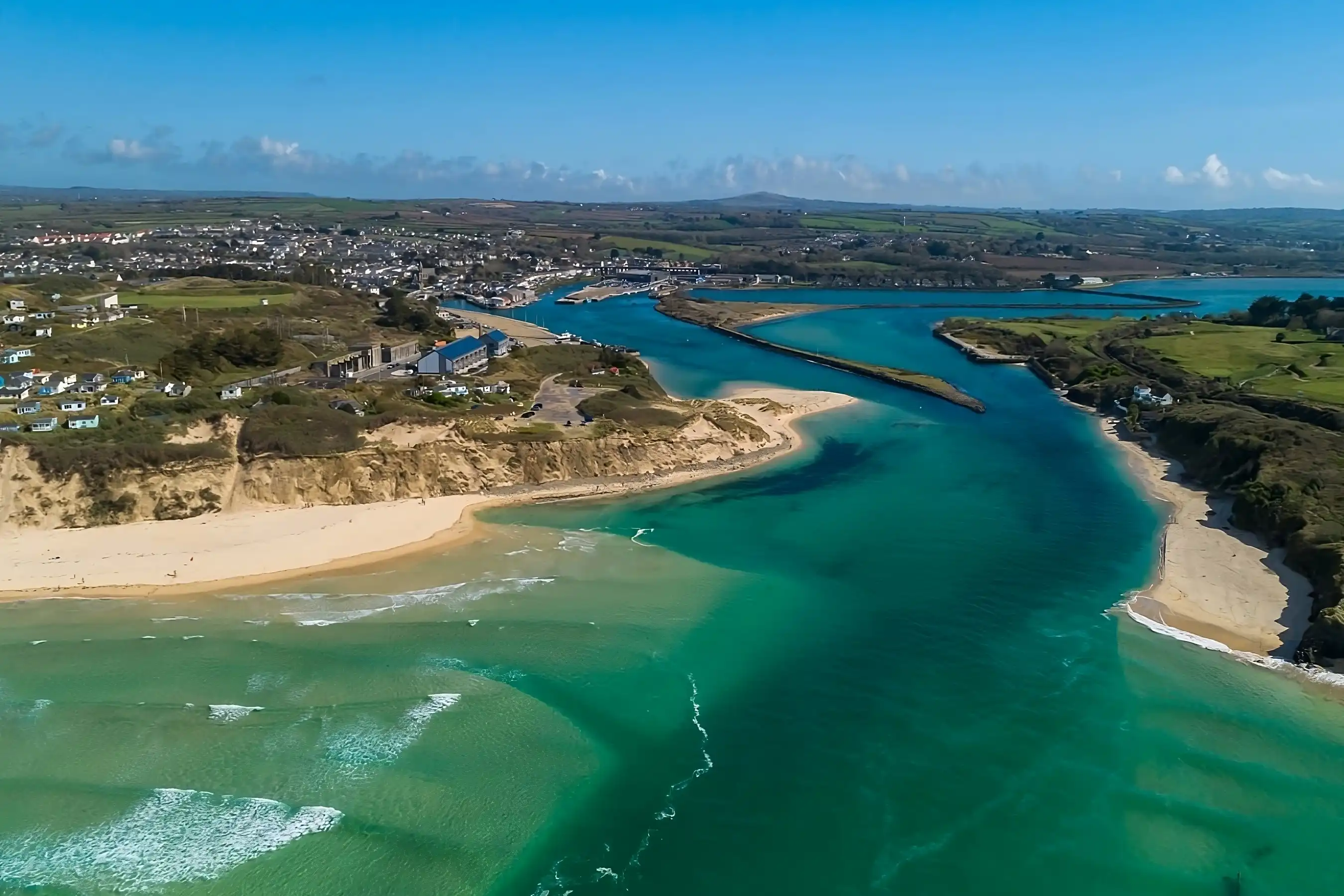 A beautiful shot of Hayle beach. Only the start of three miles of golden sand