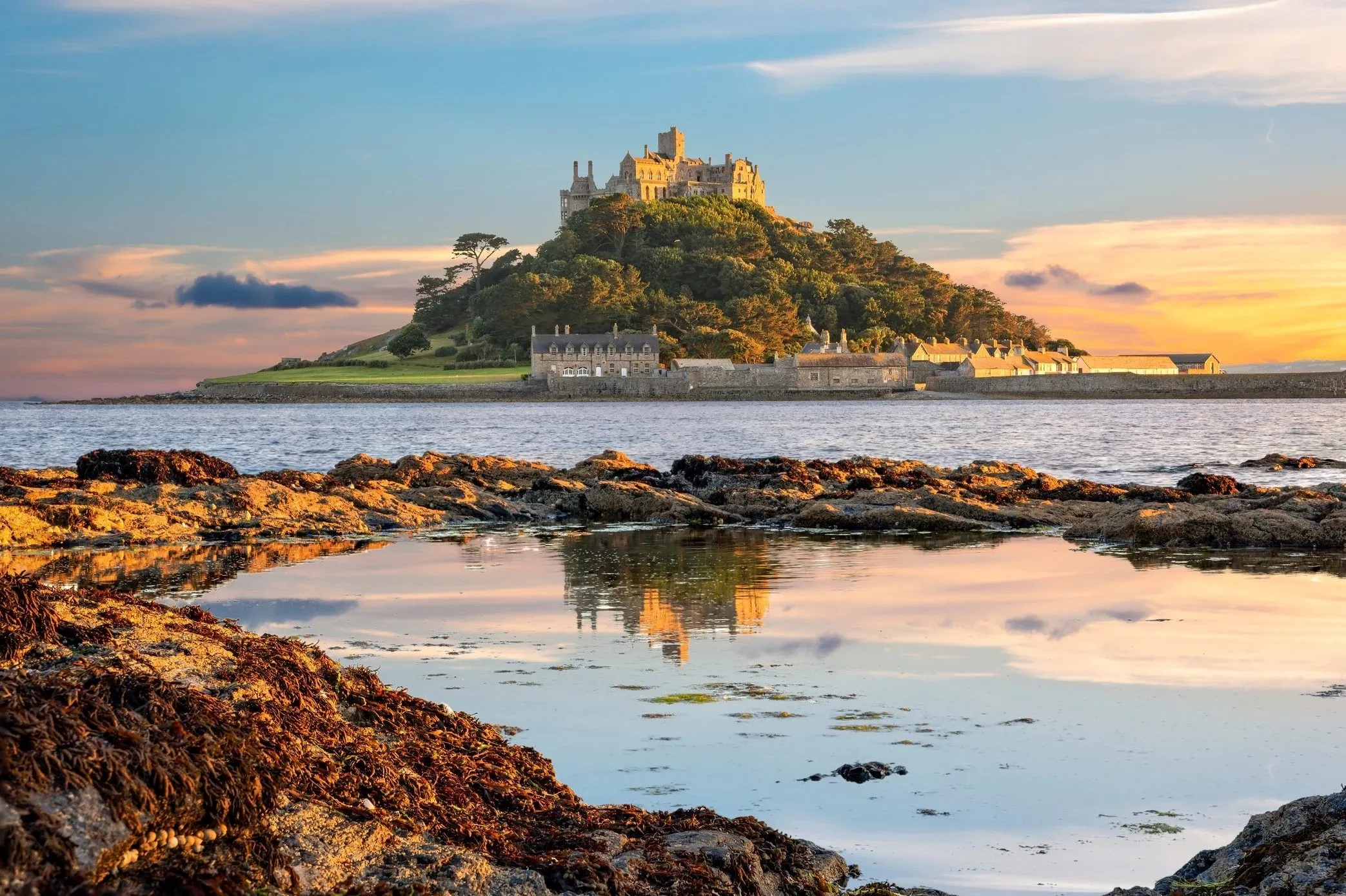 St Michael's Mount at sunrise