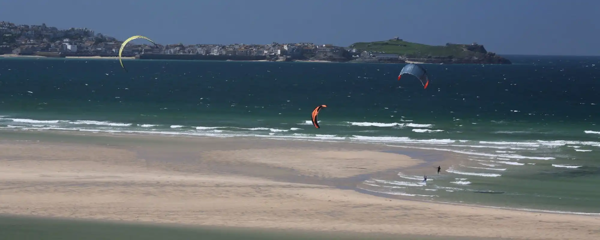 Morryp beach holiday views in hayle